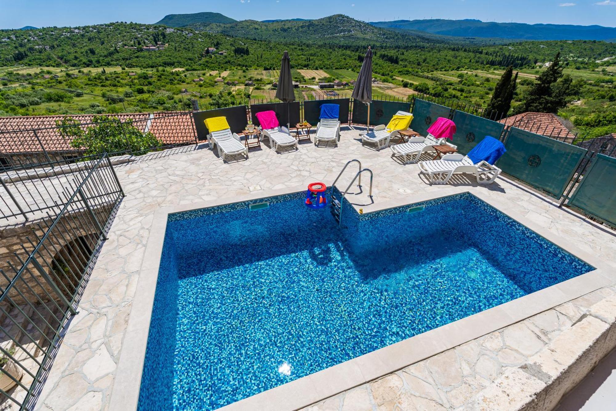 Private pool villa - Meditteranean peace Slano Esterno foto