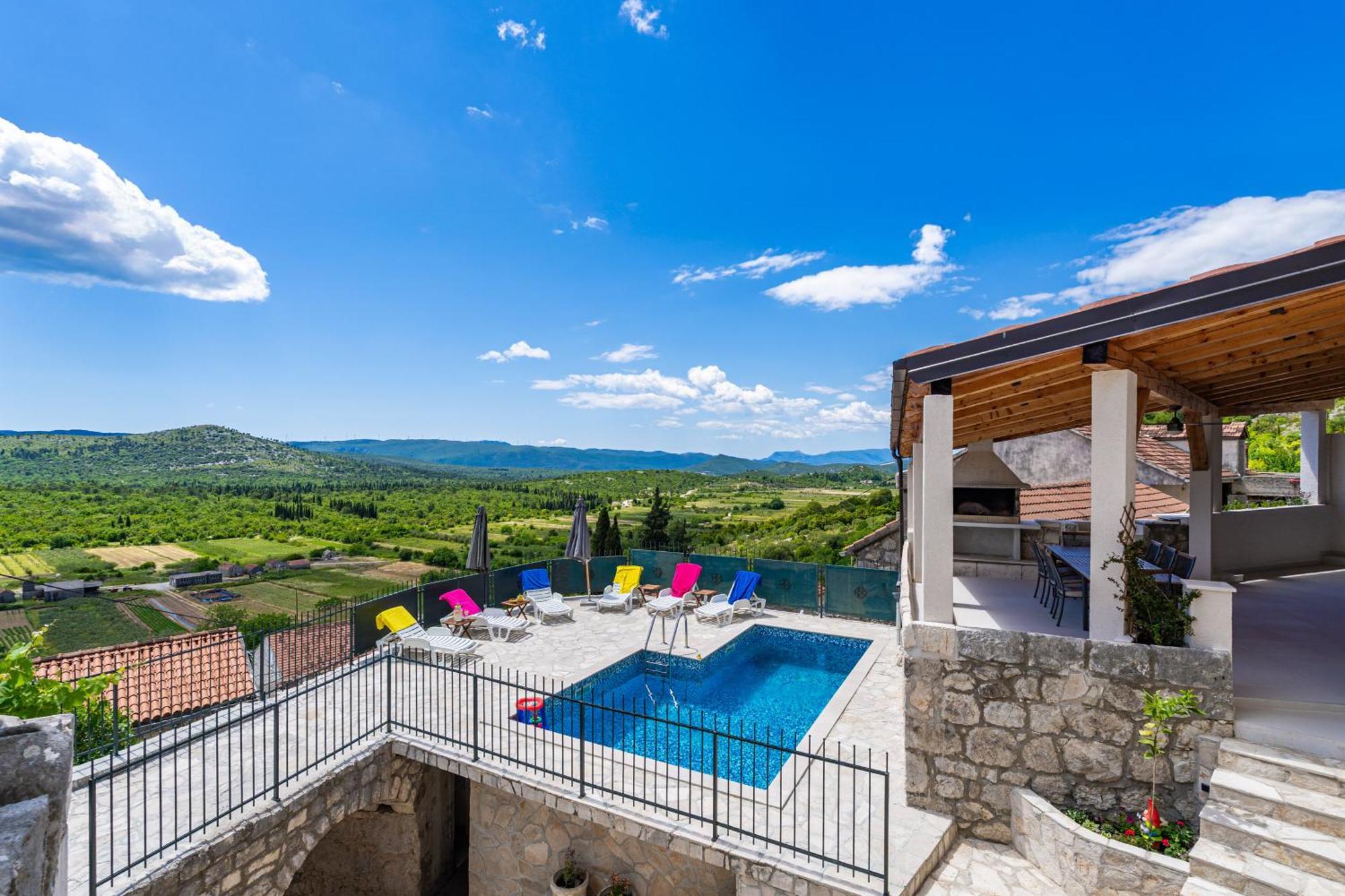 Private pool villa - Meditteranean peace Slano Esterno foto